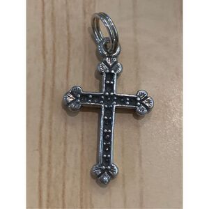 .925 Cross Sterling Silver Jewelry Charm